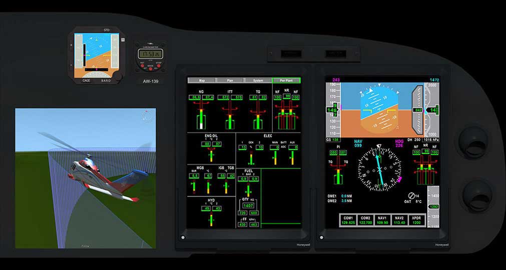 Panel for the AW139 Primus Epic Phase 7